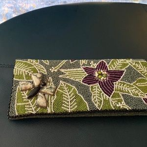 Mary Frances beautiful beaded Caribbean Clutch